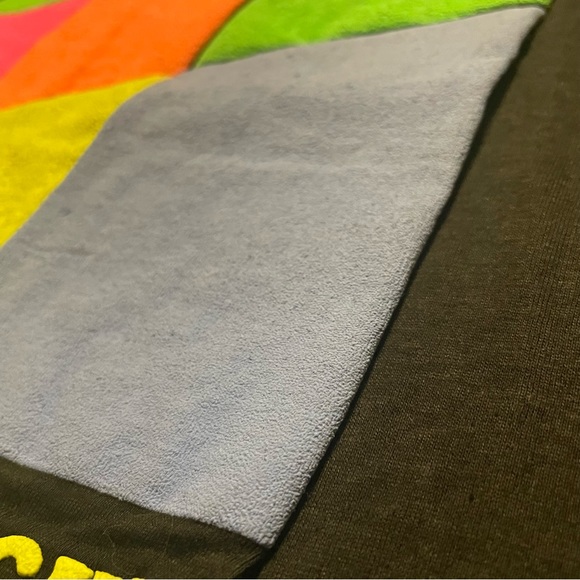 Vintage 70s Cancun Mexico Puff Paint Neon Tshirt Size Medium - Picture 4 of 5